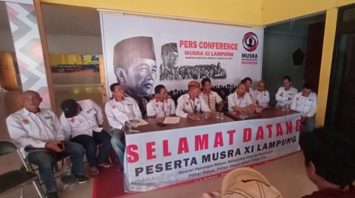 Musra Lampung Relawan Jokowi, Prabowo Subianto Peroleh Suara Terbanyak