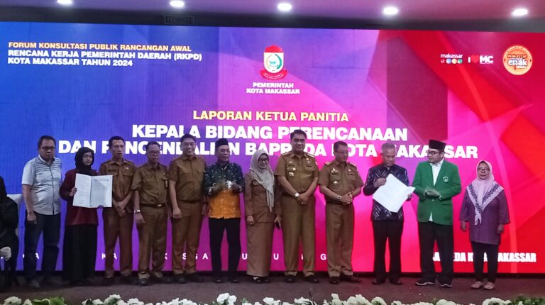 Undang Semua Elemen Masyarakat, Bappeda Makassar Gelar Konsultasi Publik Terkait RKPD 2024