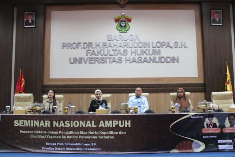 Bahas Peranan Notaris, Asosiasi Mahasiswa Perdata Universitas Hasanuddin Gelar Seminar Nasional
